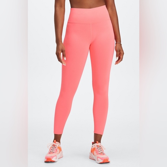 *NWT* Fabletics Boost PowerHold® High-Waisted 7/8 Legging - Sorbet/Seashell - Picture 3 of 7